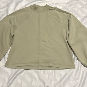 Abercrombie & Fitch green high neck hoodie
